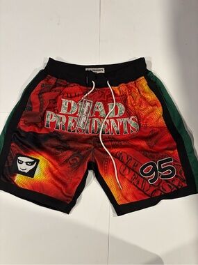 Men’s Headgear Classics Dead Presidents 1995 Mesh Basketball Shorts/ Small NWT